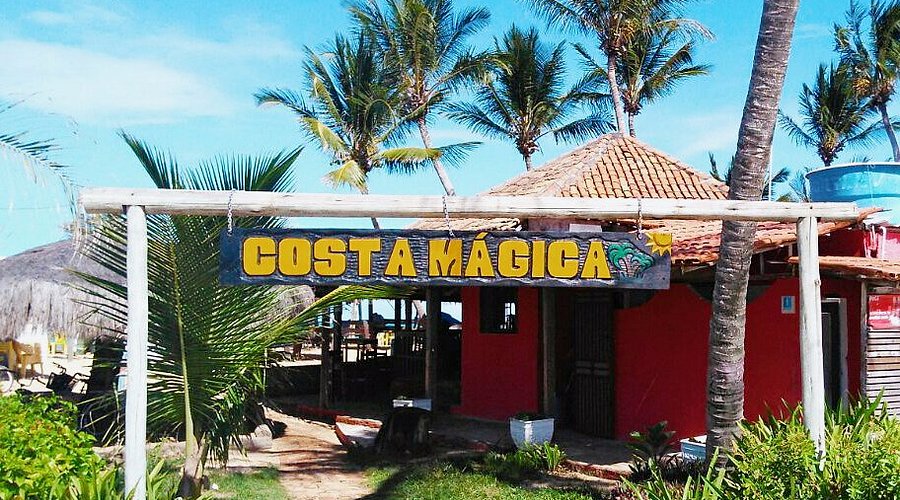 Ambiente da Cabana do Paulista em Prado, Bahia